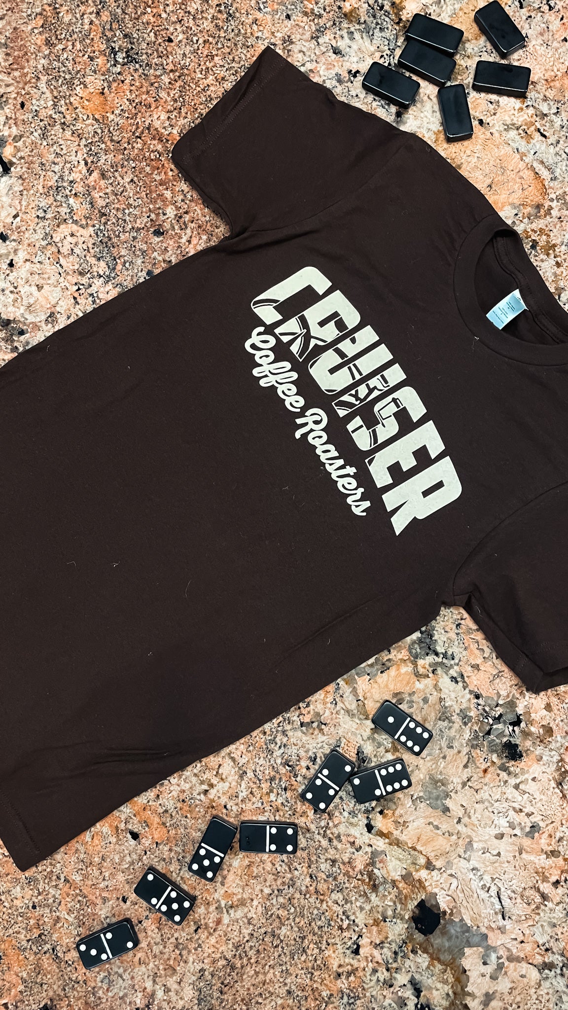 Cruiser T-Shirt - Brown & Cream